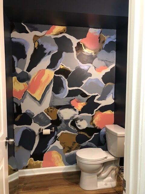 Mural—Bathroom Wall